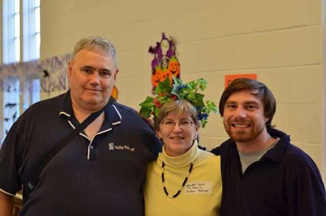 Trinity youth advisors Jim Shattuck, Yvonne Knowles and Youth Director David Hoppel. 
