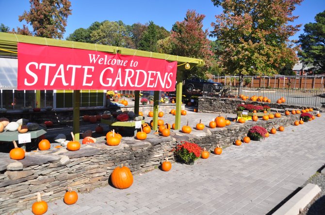 State Gardens has opened in Great Falls at the formerly empty garden center, and sells pumpkins and other fall plants, as well as local art, cider, firewood and more. 