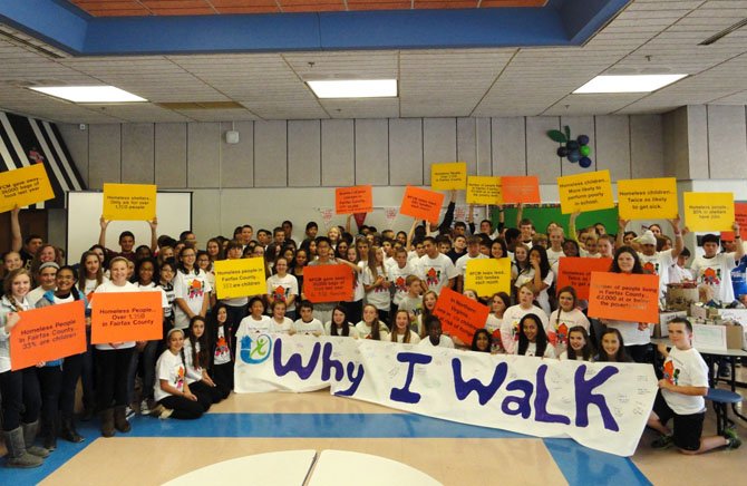 Stone Middle students collected food and money to help WFCM combat hunger and homelessness.