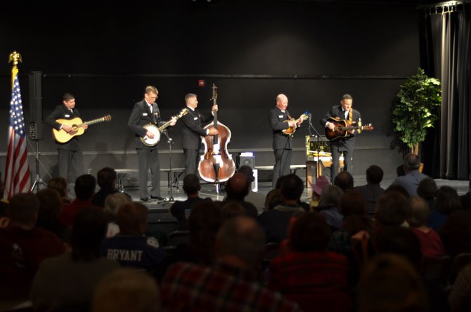 Country Current is the US Navy’s premiere country-bluegrass ensemble. They entertained an audience at Herndon United Methodist Congregation on Nov. 9.

