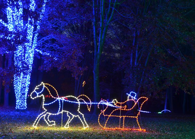 The Winter Walk of Lights will show many different light displays. Tickets are required to attend. 