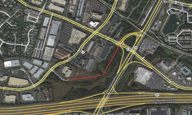 An extension of Fairbrook Drive is one of the Comprehensive Plan Amendments recommended by the Town of Herndon Planning Commission Tuesday, Nov. 5., as part of their annual five-year review of the town’s comprehensive plan. 