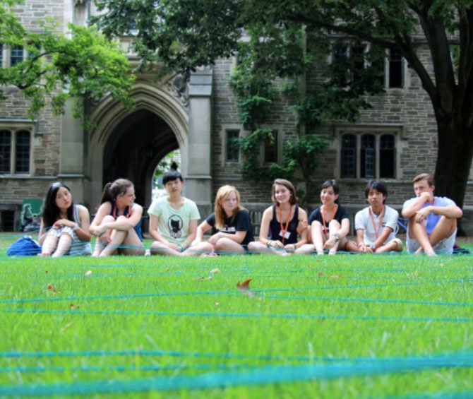 At Princeton, Emi Nishimura, Meghan Patillo, Nagisa Imamura, Ashley Phares, Bridget Finely, Anna Endo , Tomoki and Jack Overholt. 