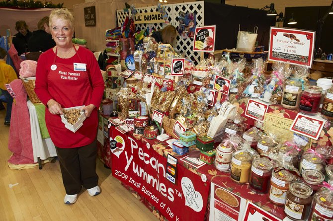 Handcrafted foods, like these sweets from Pecan Yummies, are among the goods available at the 31st Annual McLean Holiday Crafts Show.