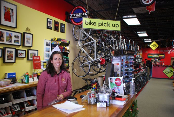 Jen Cortesi, general manager of the Springfield location of The Bike Lane, was surprised at the lack of turnout for Small Business Saturday.