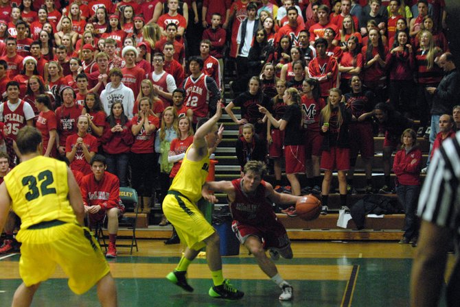 The McLean student section was part of a spirited environment at Langley High School on Friday night.