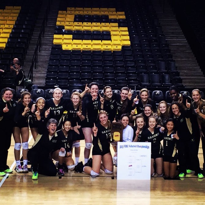 The Langley volleyball team won the 2013 6A state championship.