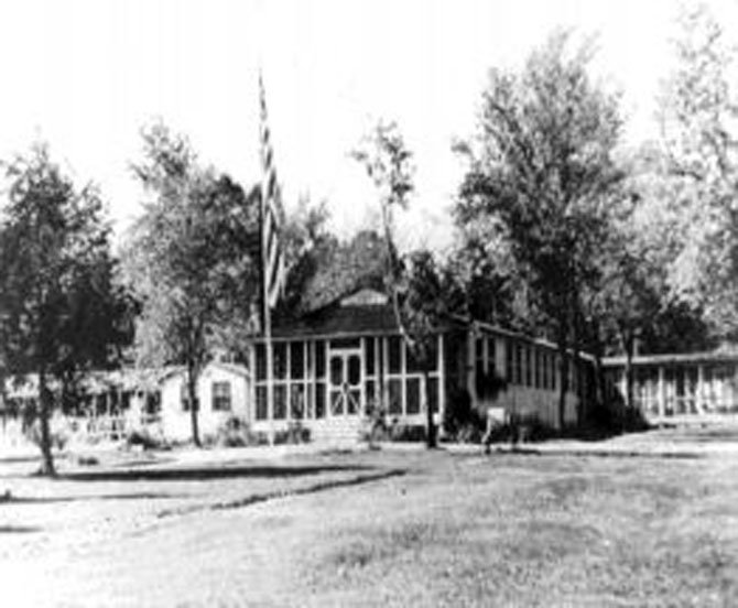 The Occoquan Workhouse, pictured above circa 1917, imprisoned many women suffragists in 1917.