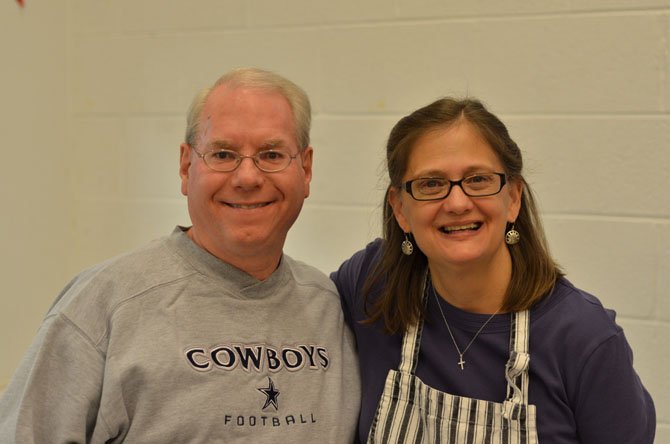 Herndon Trinity Presbyterian Church Pastor Smith-Cobbs and Church Deacon Susan Oleson.
