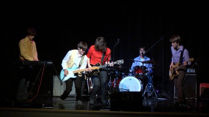 Fuse Box, a band from Alexandria, is one of eight bands up for Best New Artist at the Washington Area Music Association's annual Wammie awards this week. From left: Perry Connor, Luis Milburn, Ian Lloyd, Kent Jenkins and Augustus "Auggie" Koch.