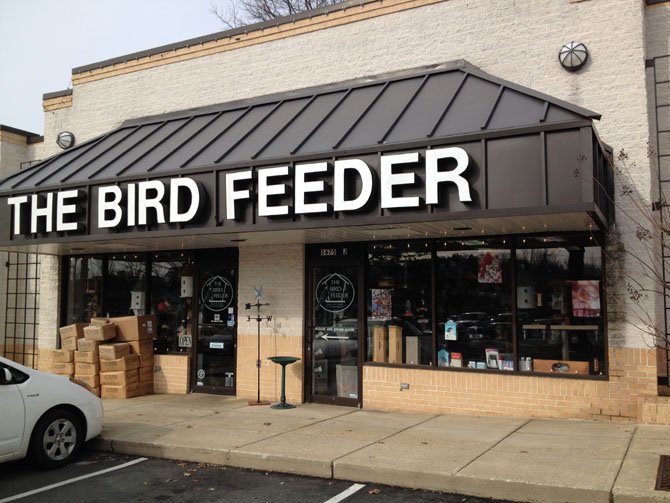 The storefront of The Bird Feeder in the Home Depot shopping center.