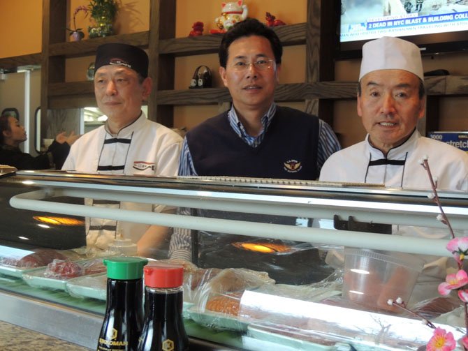 Chef Honma, Billy Ye and Chef Liu