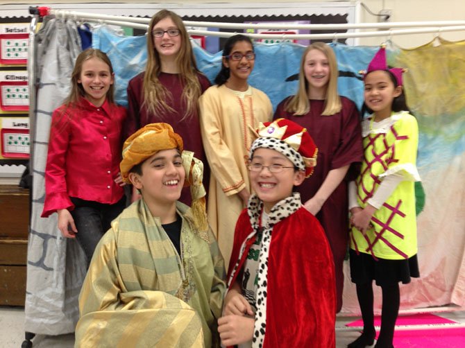 Wolftrap Odyssey of the Mind team in costume.
