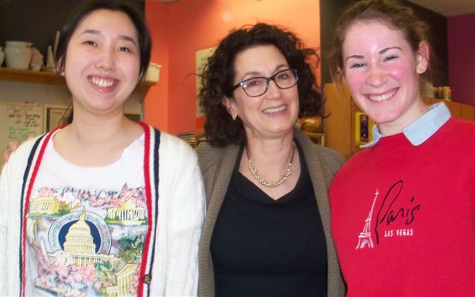 HB Woodlawn: Yiru Jiang, Faylinda Kodis and Maura Shapiro