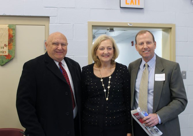 Mount Vernon District Supervisor Gerry Hyland, Joan Gartlan and Peter Gartlan at the Gartlan Center’s grand opening on March 27.
