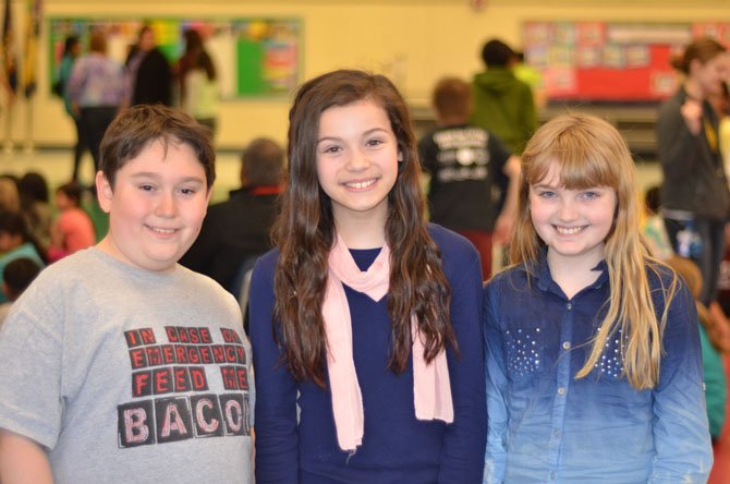 Floris Elementary School sixth grade student Brian Berkeley was cast as Rooster Hannigan, Lindsey Bush had the role of Lily St. Regis, and Erica Varner had the role of Ms. Hannigan.