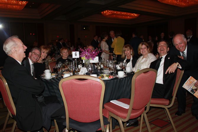 The Charles A. Veatch Family table at the 23rd annual Best of Reston.