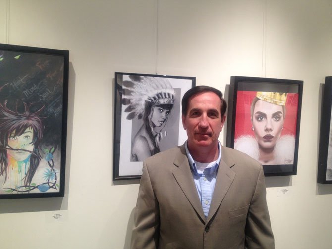 Executive Director of the ArtSpace Herndon Lawrence “Larry” Verbiest at the gallery of the ArtSpace Herndon located on 750 Center Street.
