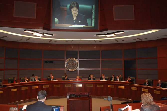 The Board of Supervisors met to approve the FY 2015 budget markup on April 22.