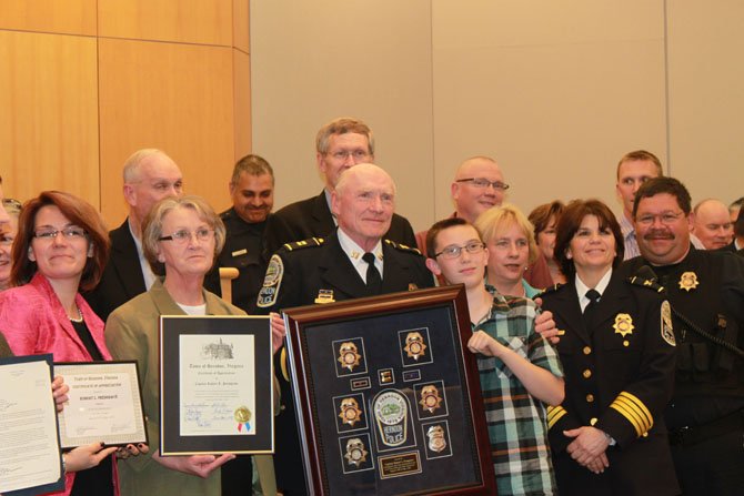  The Herndon Town Council and Herndon Police Department recognized Captain Presgrave’s work on April 22.