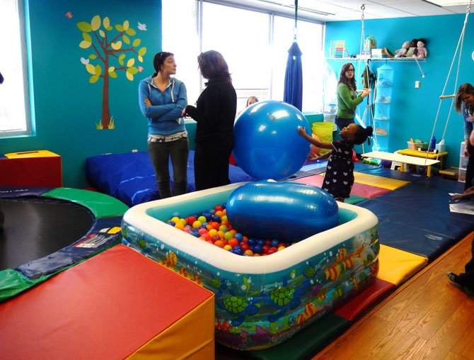 One of the playrooms in the Chantilly therapy center.