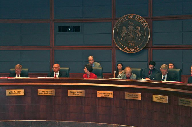 The Board of Supervisors passed the county budget in a 7-3 vote.
