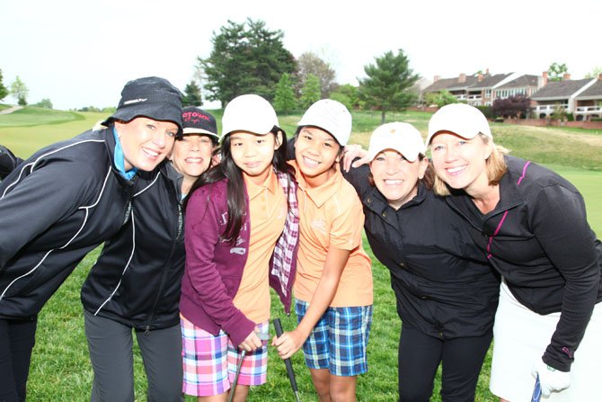 Girls from The First Tee summer program enjoyed meeting local women golfers.