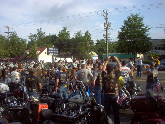 Thousands of motorcyclists and spectators line Lee Highway in the City of Fairfax on the Sunday before Memorial Day to commemorate the holiday with the Ride of the Patriots, based at Patriot Harley Davidson.
