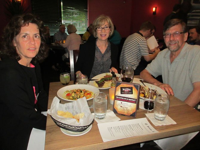 Karen Mahach and Sheila and Ken Meyd, of Dunn Loring, agreed that Paladar’s food is “fantastic.” “We needed a Cuban-style restaurant here and now we have one,” Ken Meyd said.
