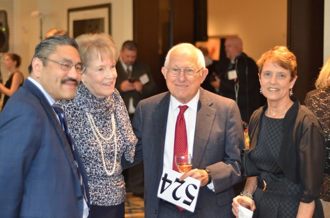 Attending the 16th annual NVFS gala were Robert Hisaoka, Nina Toups, John Toups, and President and CEO of NVFS Mary Agee.