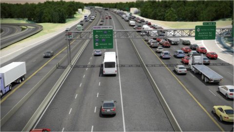 Existing HOV lanes will be expanded from two to three lanes from Edsall Road in Springfield on I-395 to Prince William Parkway.