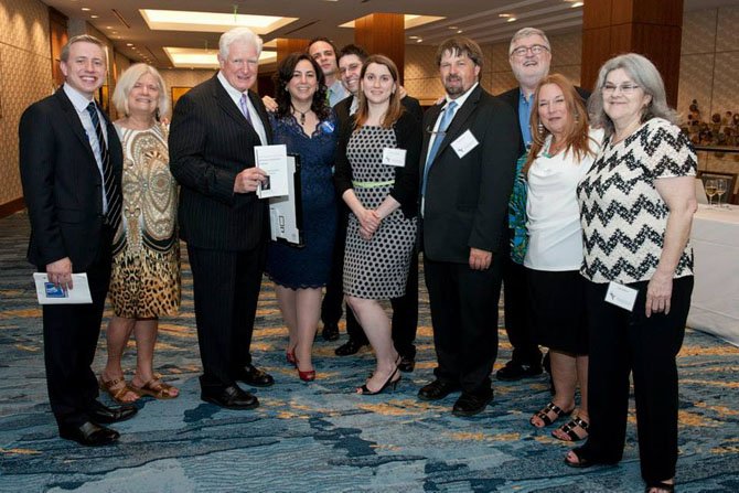 Retiring U.S. Rep. Jim Moran (D-8) with members of the Jefferson-Jackson Dinner Committee. 