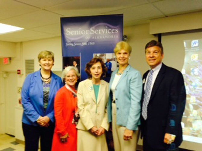 Panel from the May Speaker Series: Mary Lee Anderson, SSA; Sally Hurme, Esq., AARP; MaryAnn Griffin, Division on Aging & Adult Services; Jeannette Twomey, MediationWorks, and Mitch Opalski, Syngery HomeCare.