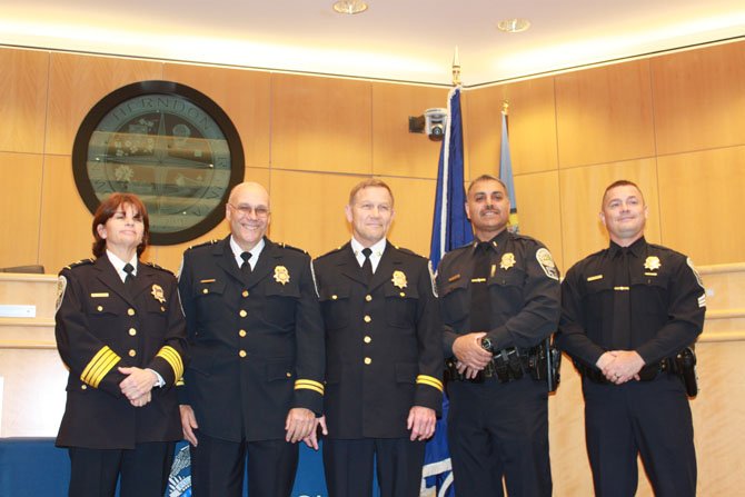 Three new promotions were celebrated at a ceremony last week.