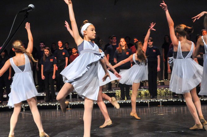 Alexandria dancers Payton Rapp, Rylie Heiser, Ailita Whalen and Kylie Rapp
