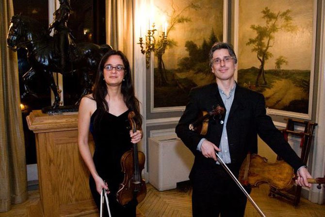 Olivia Haijoff and Marc Ramirez of marcolivia will perform Arthur Benjamin's “Romantic Fantasy” with the Washington Metropolitan Philharmonic Sunday, June 8, at T.C. Williams High School.