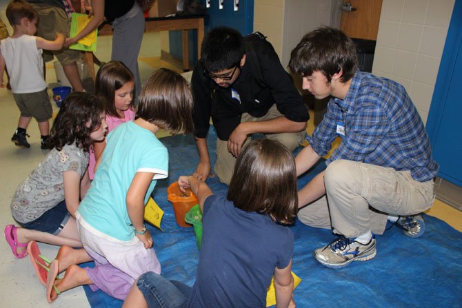 Students learn about “Soil and You” at Lee High School’s Community Science Day on May 31, which featured several hands-on demonstrations.
