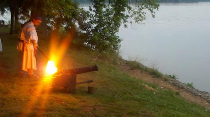 Pirates will reenact a battle and then storm the beach at Pohick Bay Regional Park this Saturday.