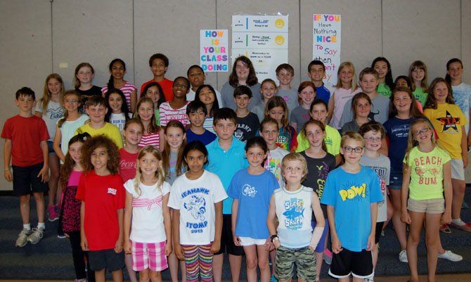 Over 50 students, many who are pictured here, participated in this year’s STEM Fair at Silverbrook Elementary School.
