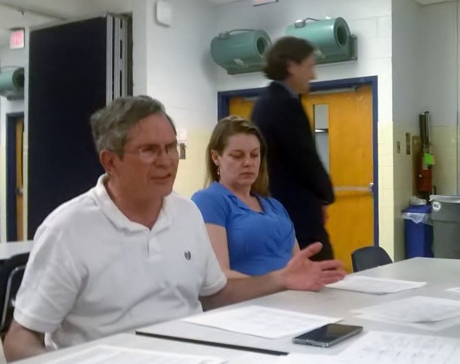 Springfield citizens voice their concerns regarding the proposals for later start times at a public meeting at West Springfield High School on June 10.
