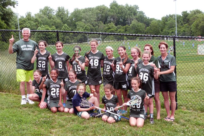 South County Colts girls lacrosse team G5/6A wins championship against Prince William Royals on Sunday, June 8 at Great Falls Nike Park in Herndon.