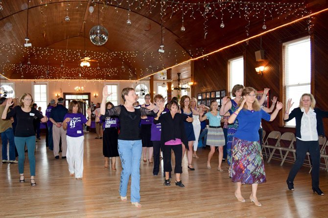 A dance was held June 21 in Colvin Run Community Hall to support Alzheimer Association’s fundraising effort, The Longest Day.