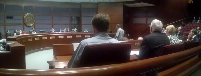 The Fairfax County Board of Supervisors, pictured here in May, voted last week to update the county’s green building policy. 
