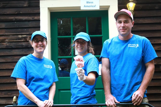 Patti McKeown, Laura Murray and Ian McKeown are three of the four owners of newly opened Great Falls Creamery.