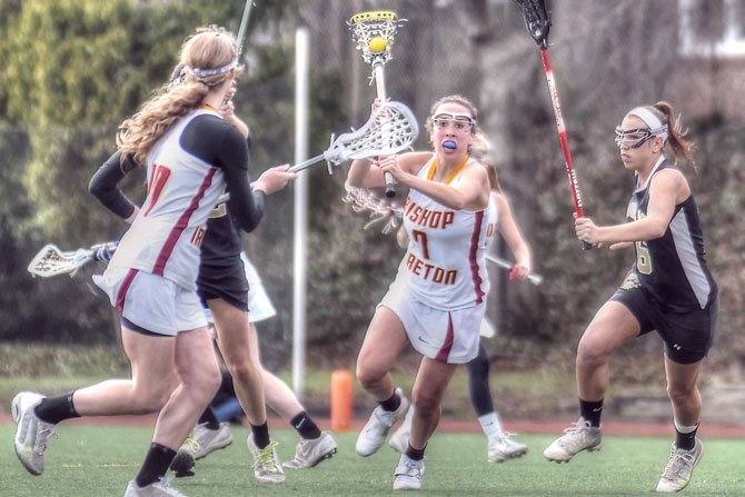Former Bishop Ireton lacrosse player Kendall Cunningham is seen during her junior year in 2013.
