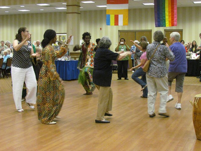An African Dance and Drum demonstration was one of several performances during the event.
