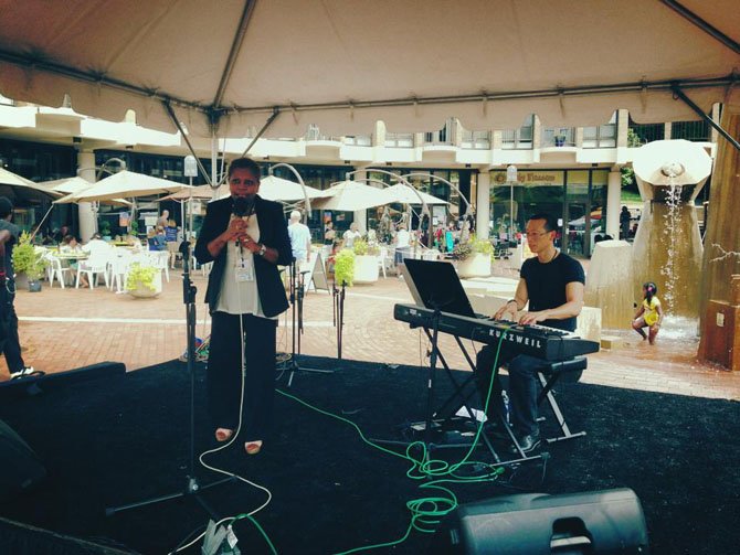 Reston singer Beverly Cosham at last year’s Jazz and Blues Festival.
