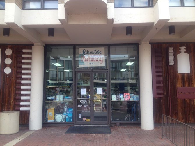 Lakeside Pharmacy which has been at Lake Anne Plaza in Reston for 44 years and was operated by owner and pharmacist Larry Cohn is closing Sept. 22.
