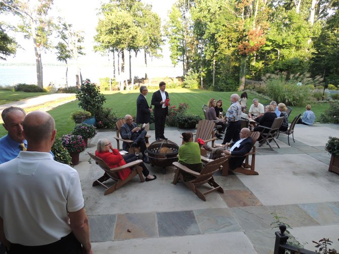 Guests sample wine while raising money for the Lorton Community Action Center at the Raise a Glass of Hope event in Mason Neck.
