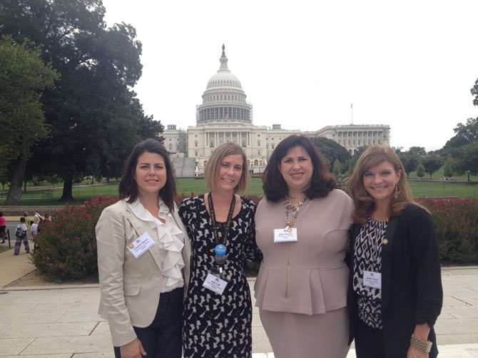 Jennifer Basik (right) participated in the annual Direct Selling Day on Capitol Hill.